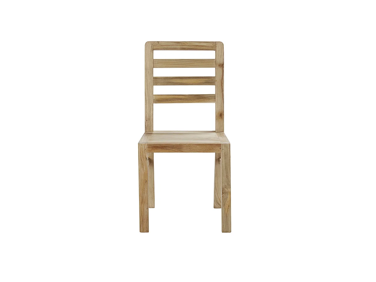 Sedia da giardino pieghevole in teak massello