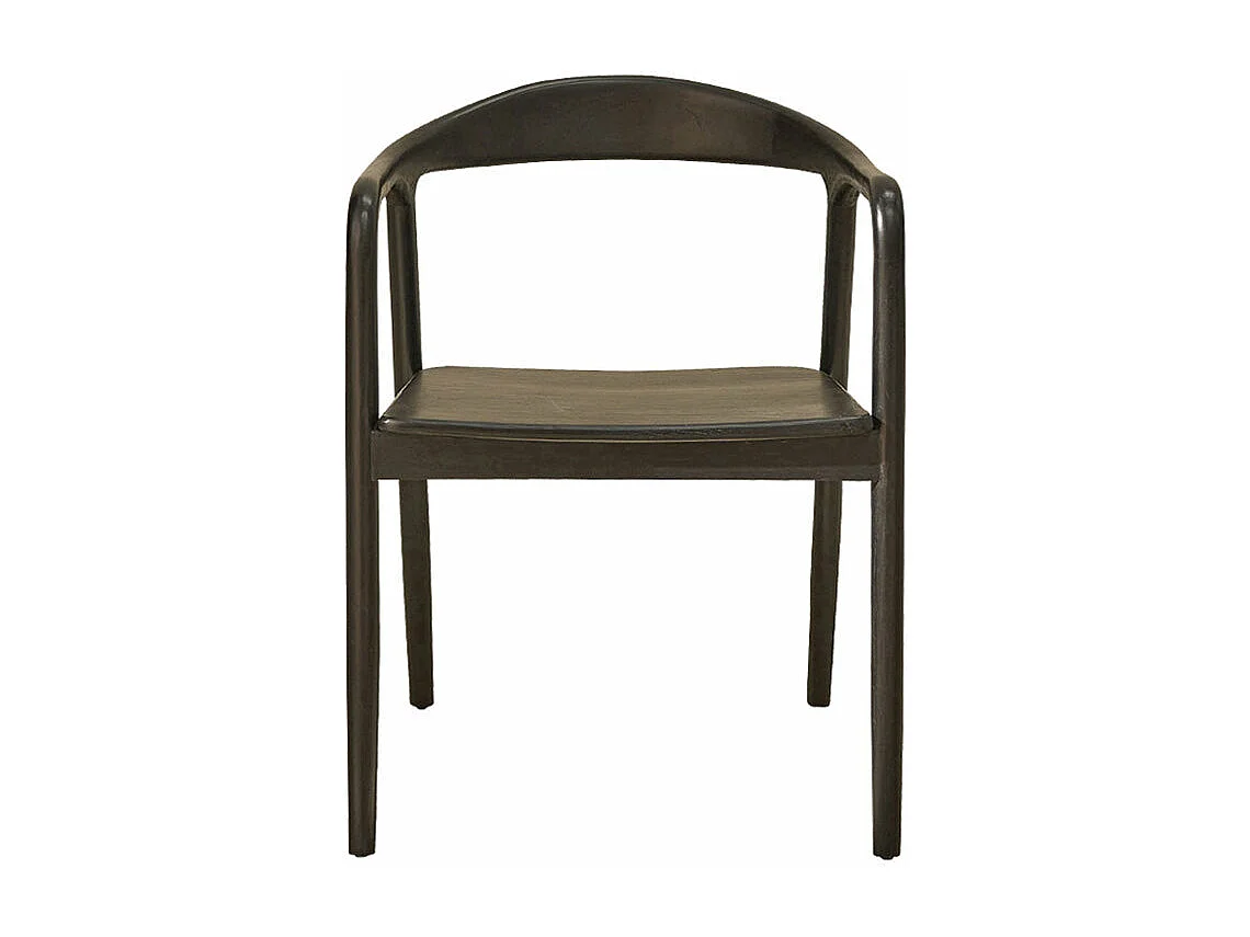 Silla de madera de teca maciza