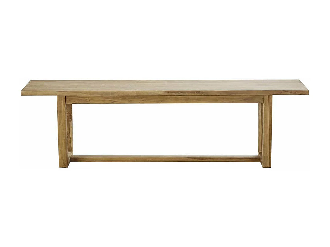 Banc en bois de teck massif 160 cm