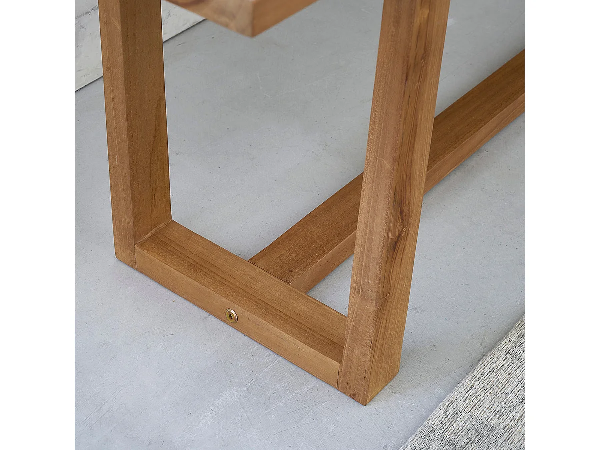 Banc en bois de teck massif 160 cm