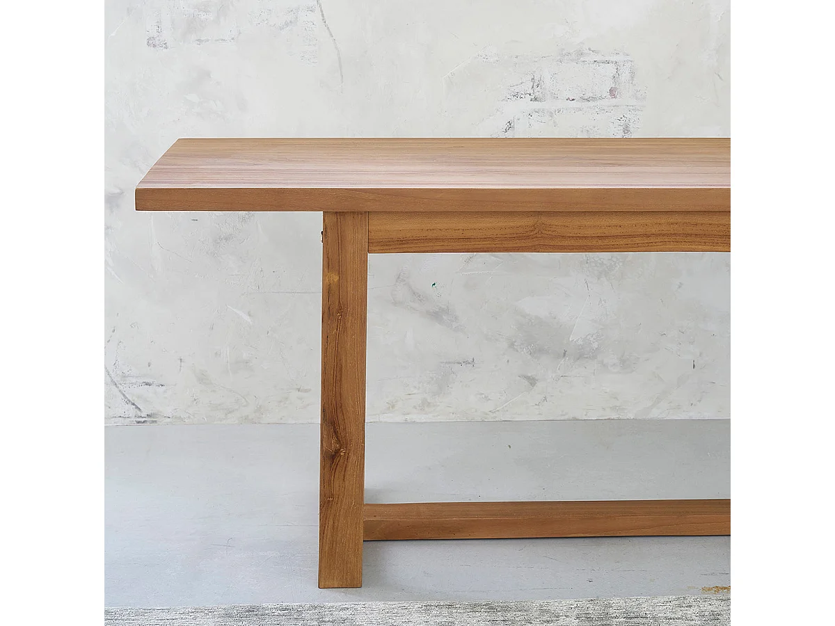 Banc en bois de teck massif 160 cm