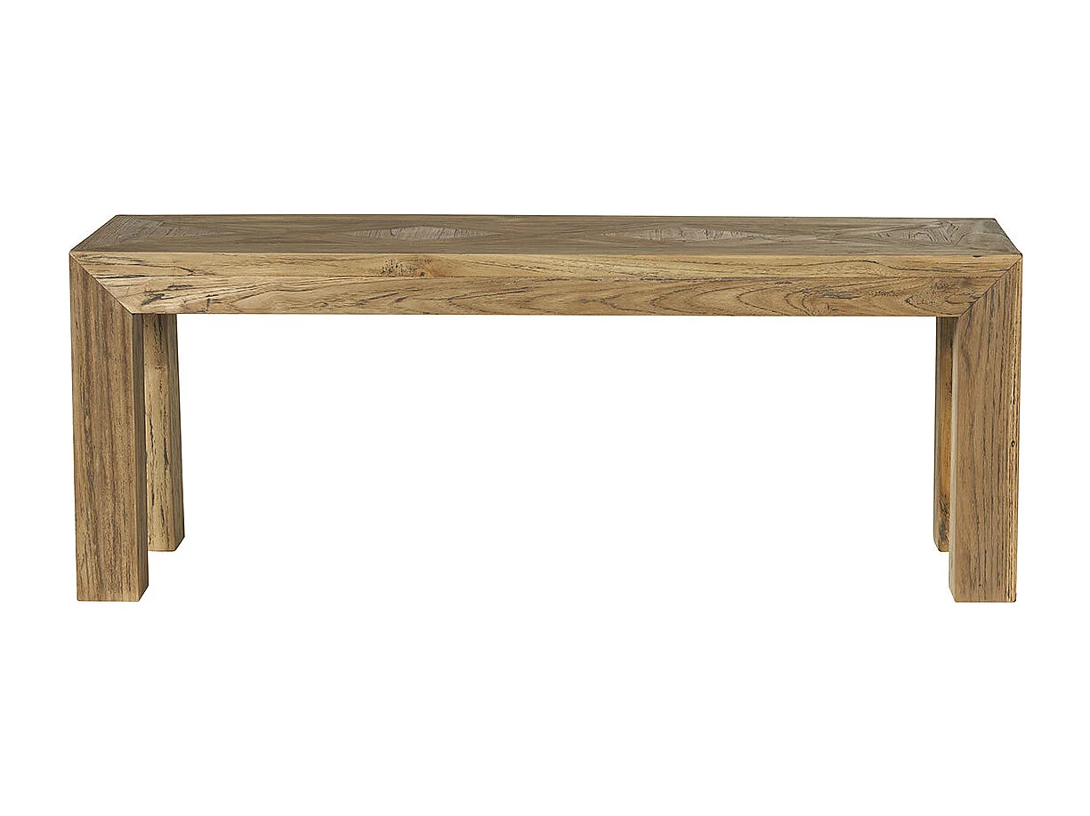 Banc en bois teck recyclé massif