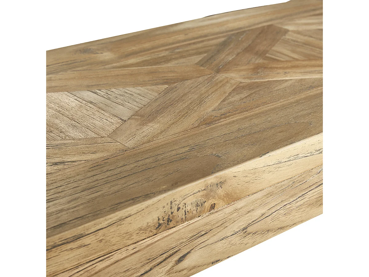 Banc en bois teck recyclé massif