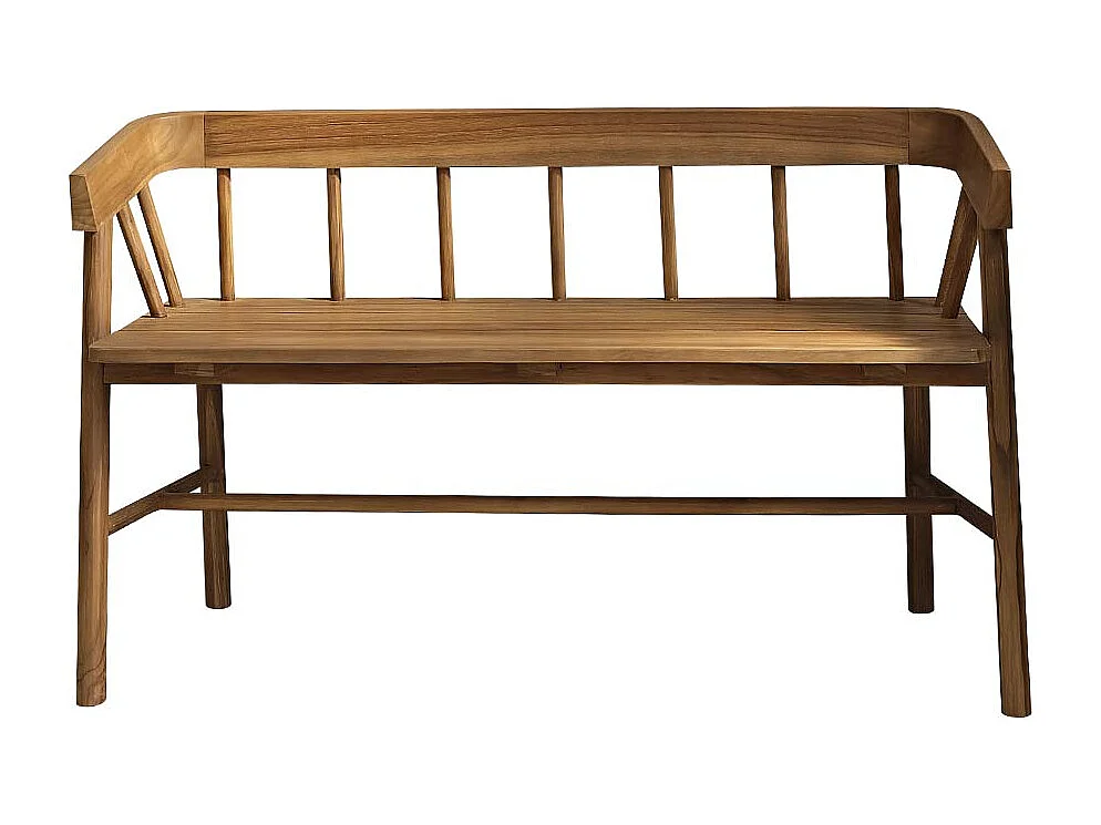 Banc en bois de teck massif 120 cm
