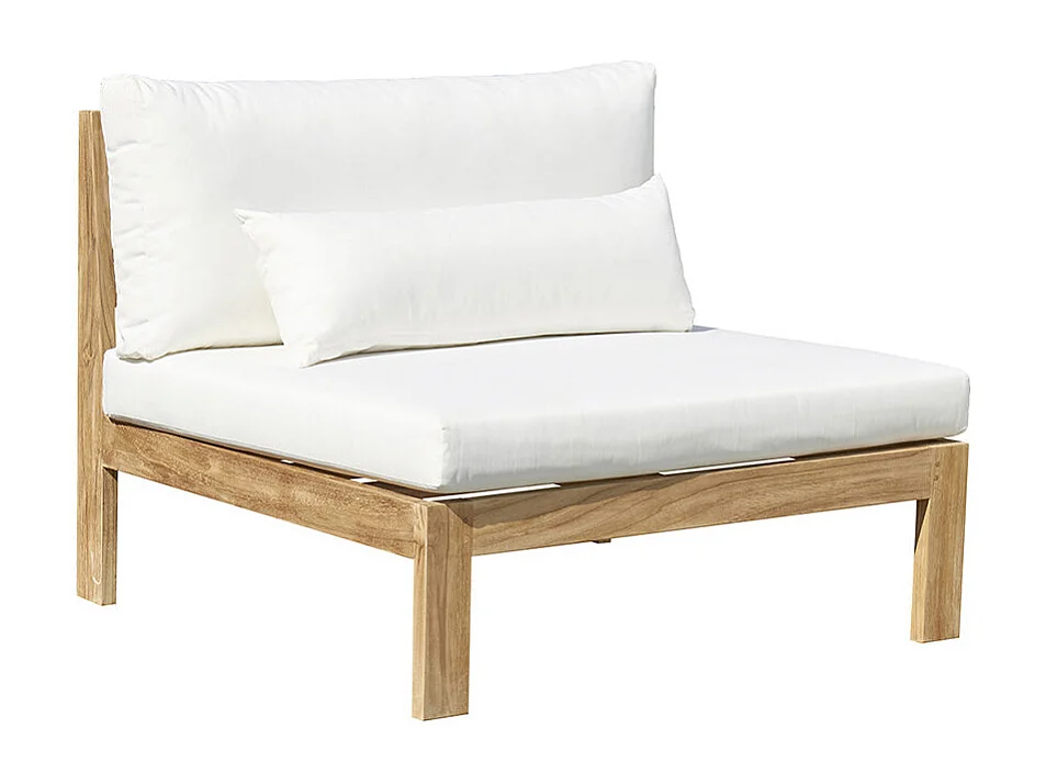 Sedia da giardino pieghevole in teak massello