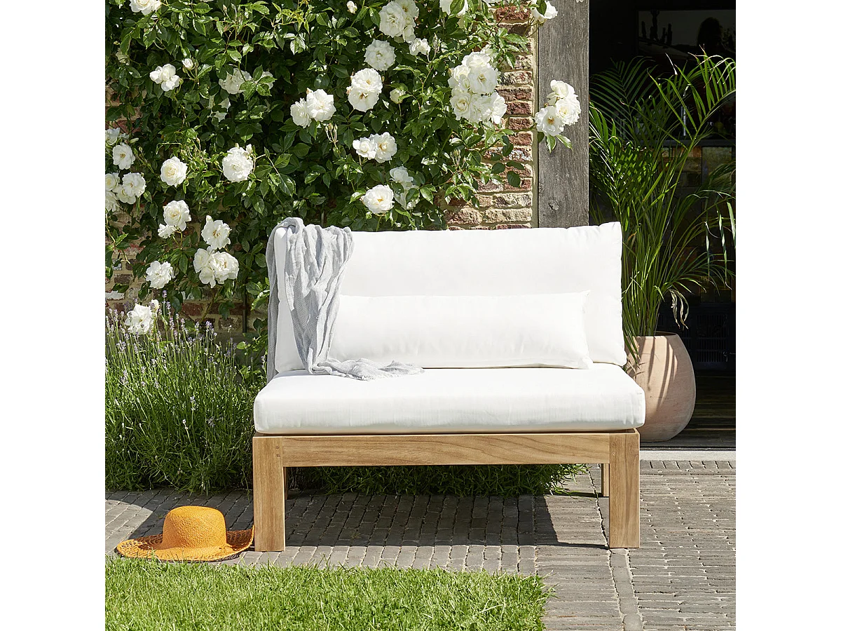 Sedia da giardino pieghevole in teak massello
