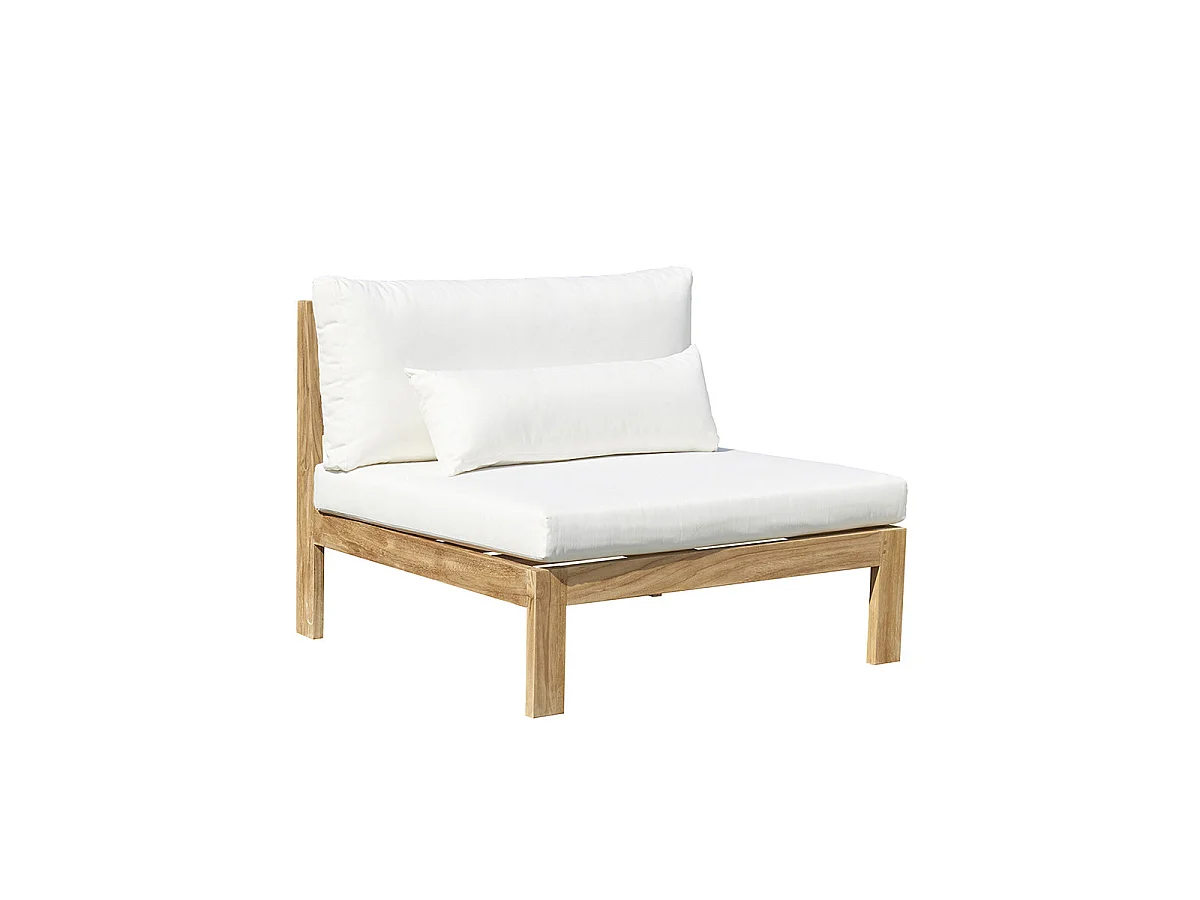 Sedia da giardino pieghevole in teak massello