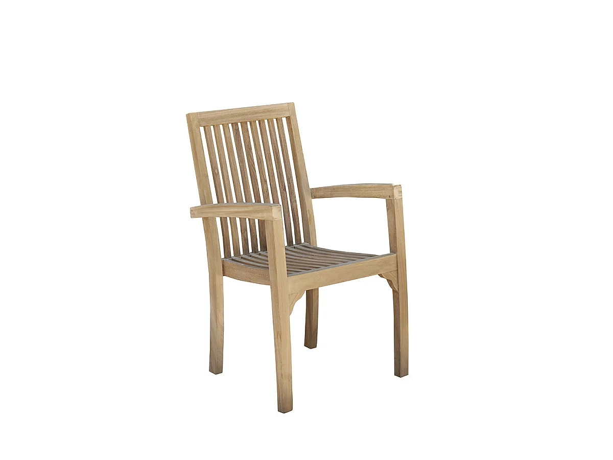 Fauteuil de jardin en teck massif