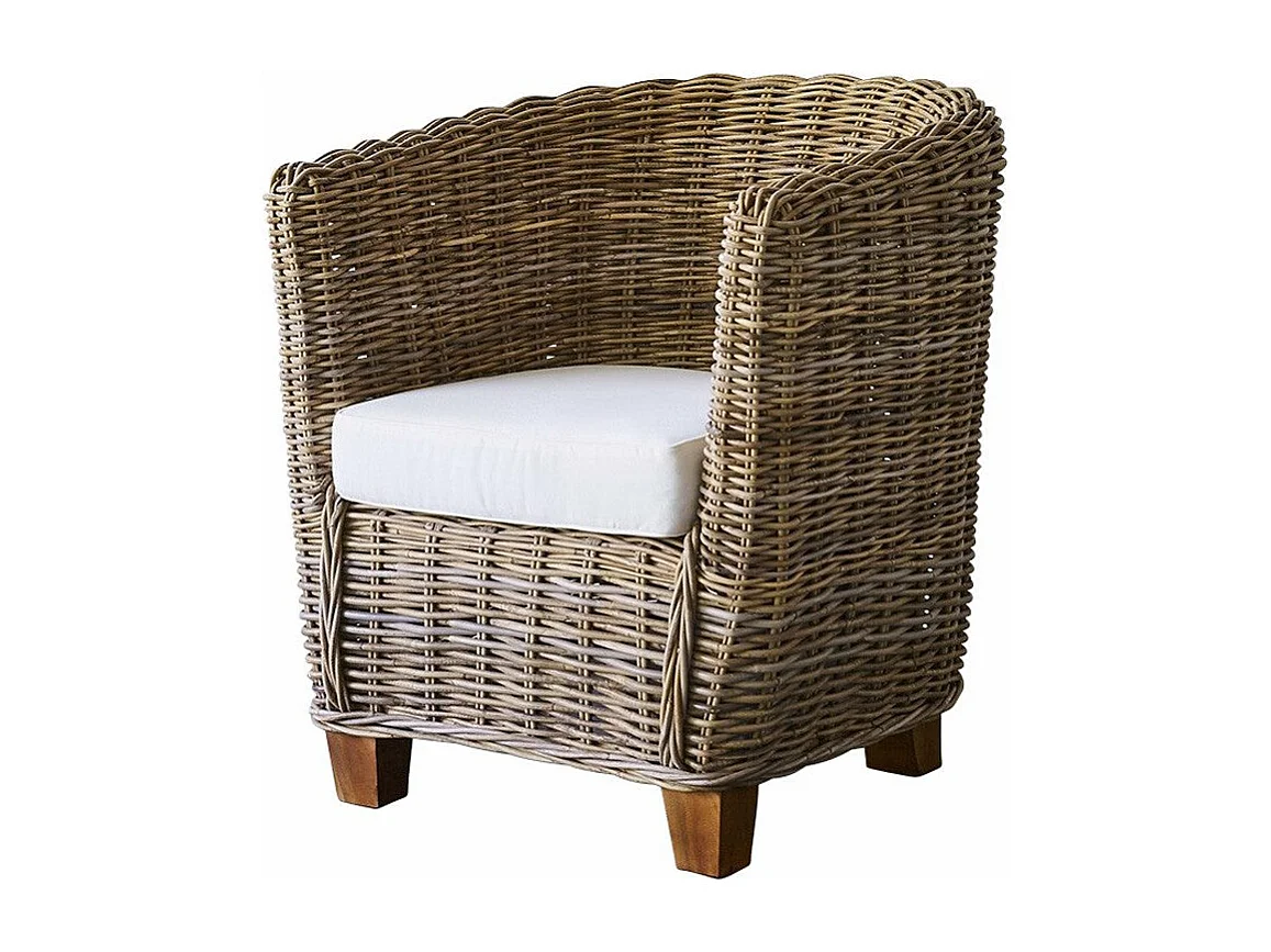 Sillón redondo de jardín de kubu