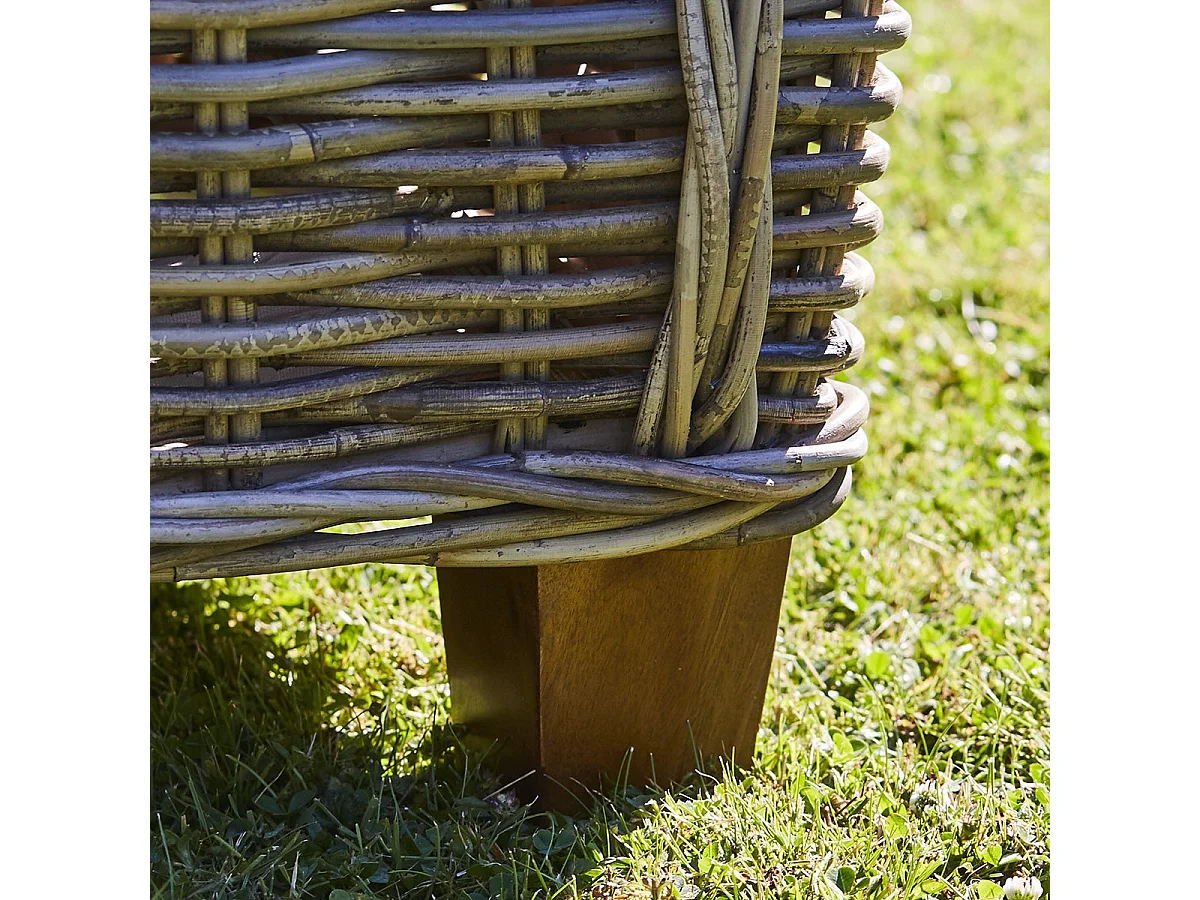 Sillón redondo de jardín de kubu