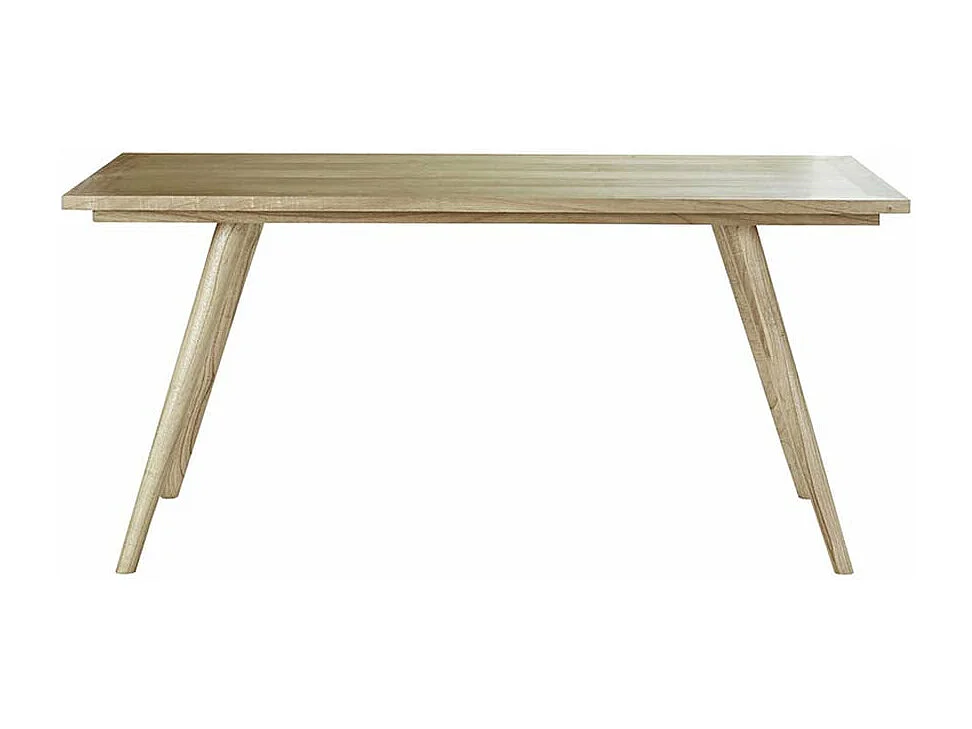 Mesa de comedor de madera mindy maciza para 8 personas
