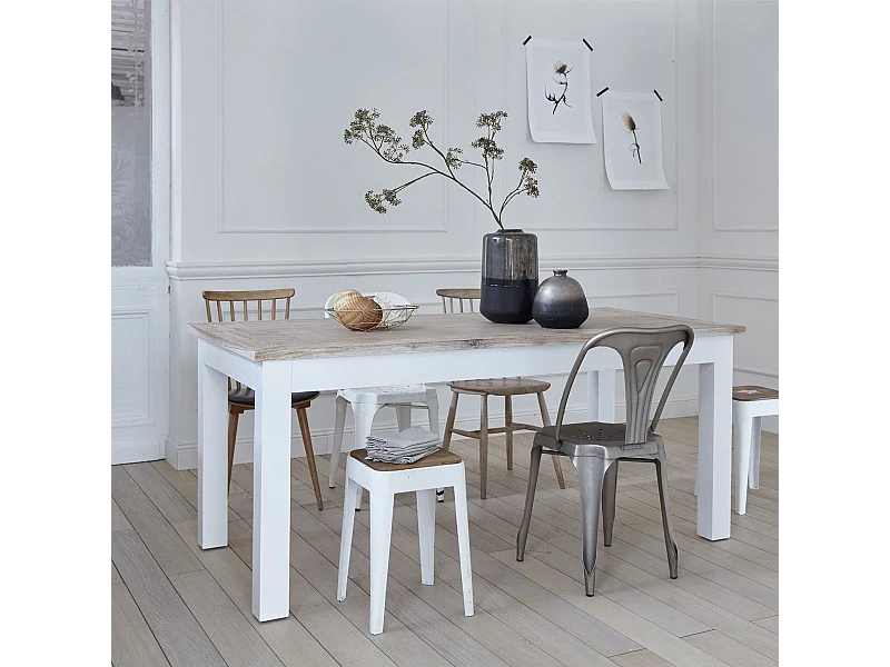 Tavolo in mogano e teak massello 8 pers.