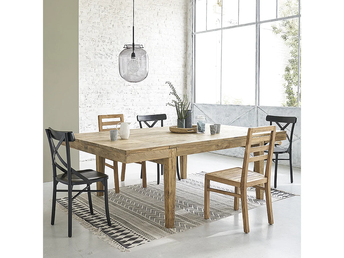 Tavolo in teak riciclato 12 coperti