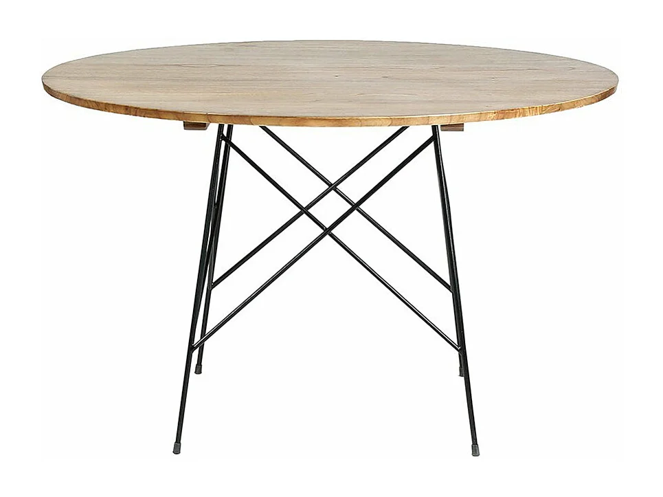 Tavolo in mindi con finitura naturale per 4 persone