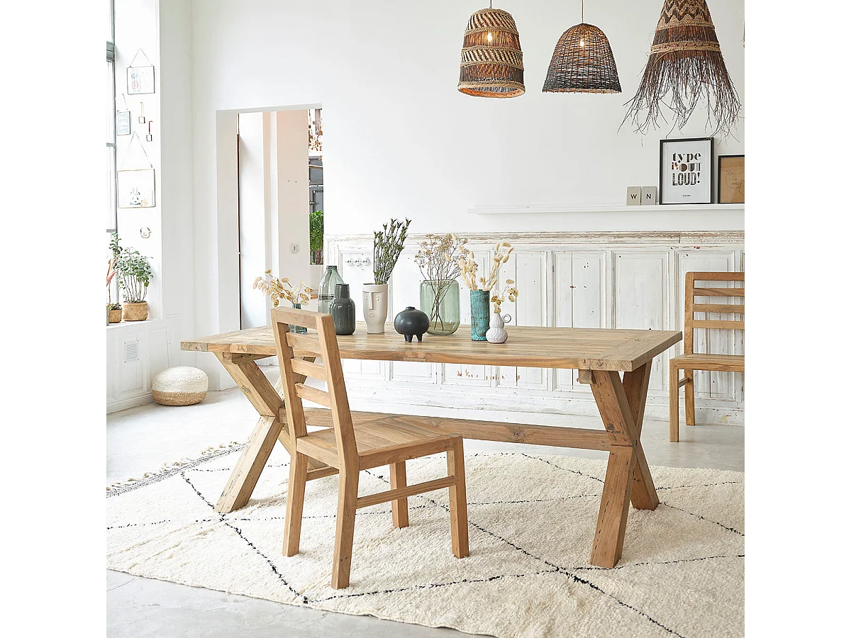 Tavolo in teak massello riciclato 8 pers.