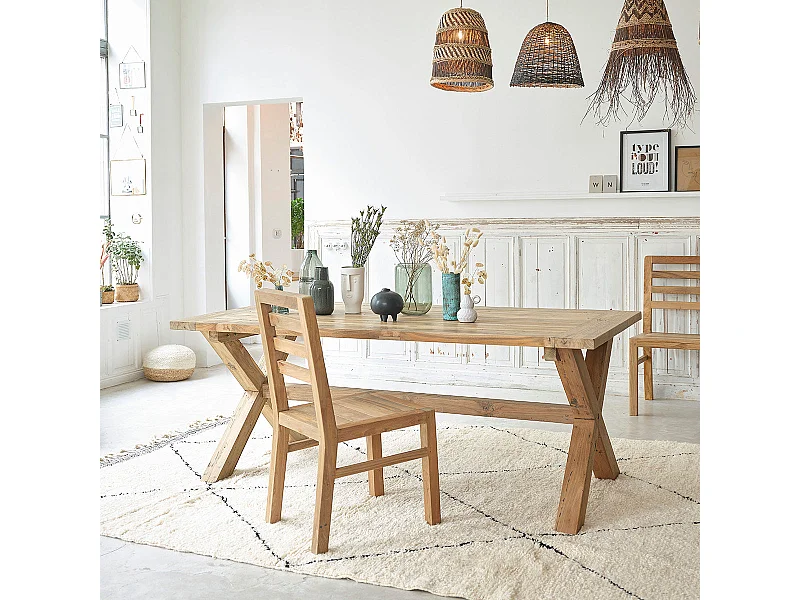 Tavolo in teak massello riciclato 8 pers.