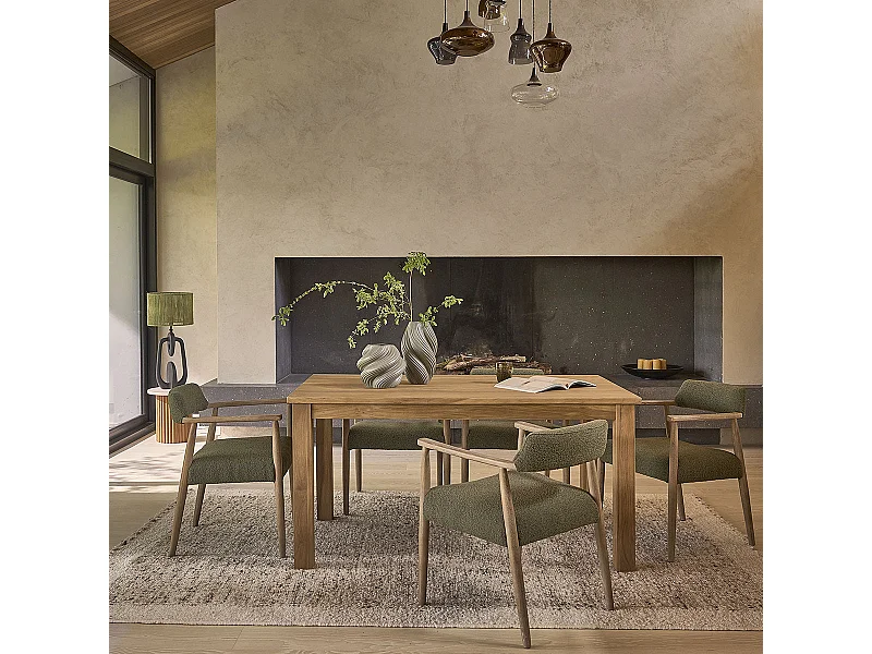 Tavolo in teak massello per 6 persone