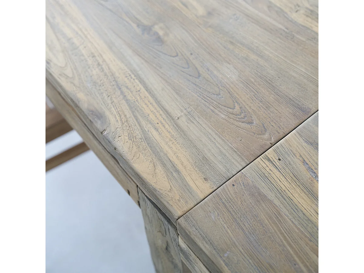 Tavolo in teak riciclato per 8-10 coperti