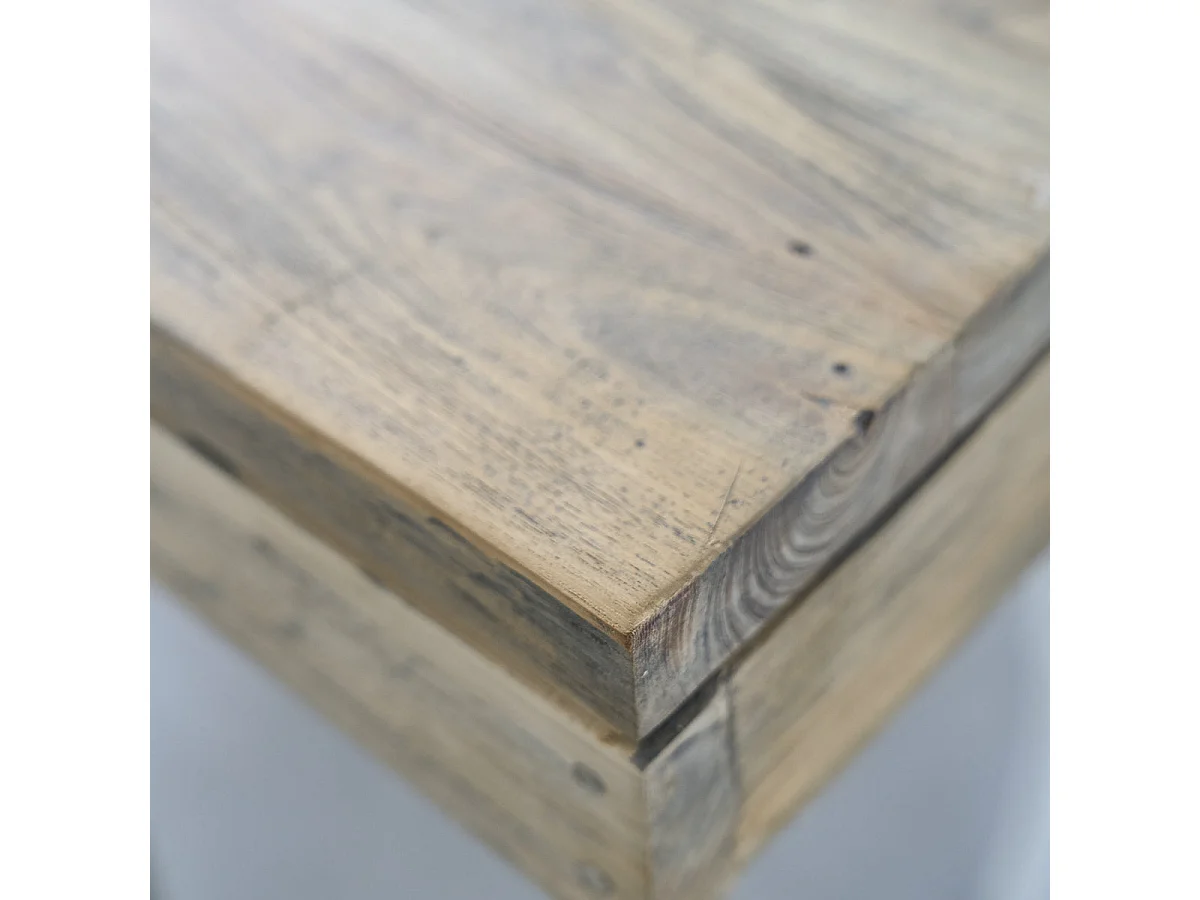 Mesa de teca reciclada para 8 o 10 cubiertos