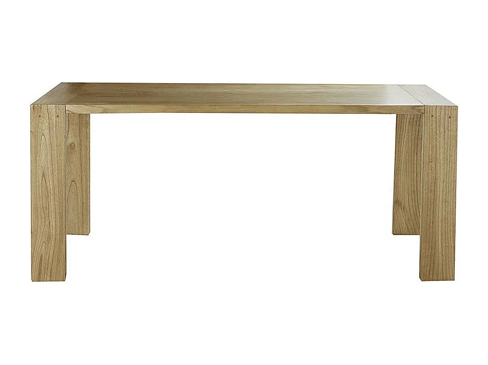 Mesa de comedor de madera de mindy maciza para 8 personas