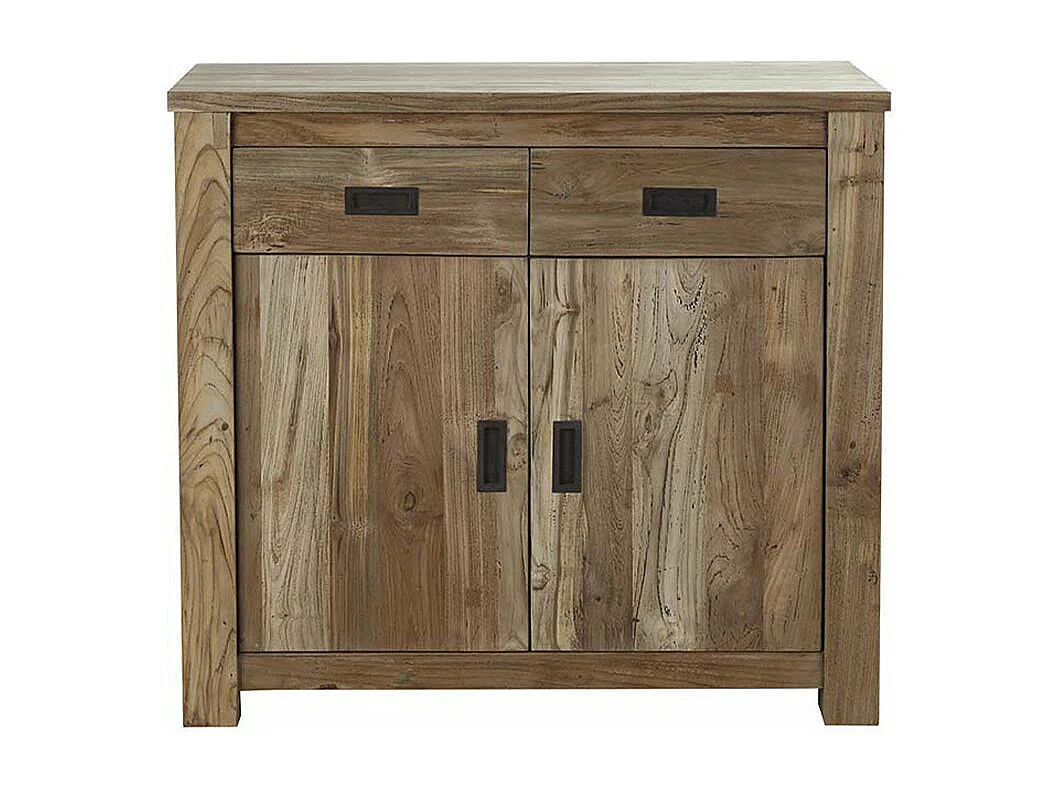 Buffet en teck recyclé massif 100 cm