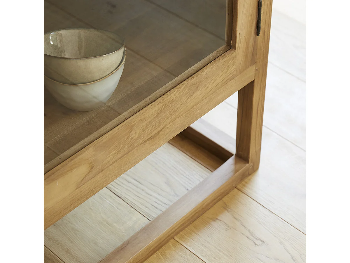 Buffet en teck massif 120 cm 2 portes