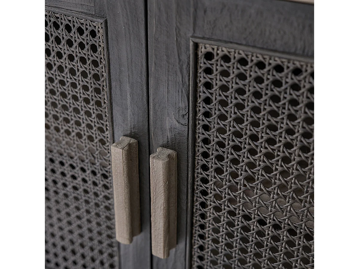 Buffet en bois recyclé massif 120 cm