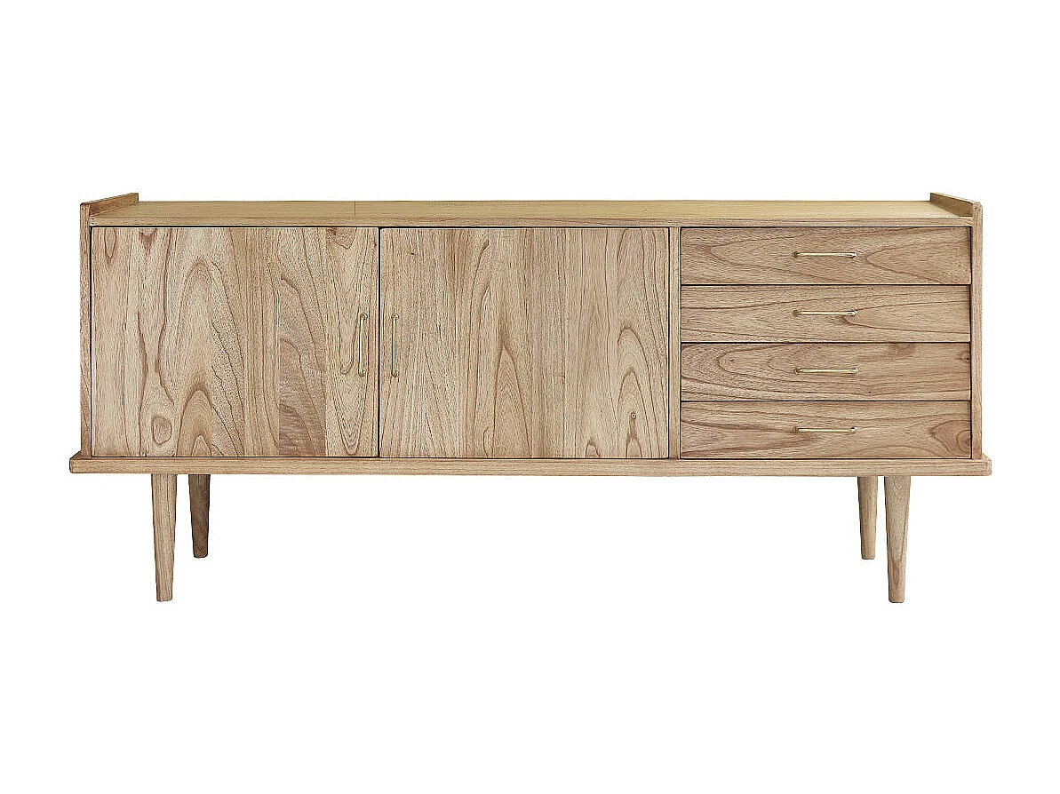 Commode en bois de mindi massif 175 cm