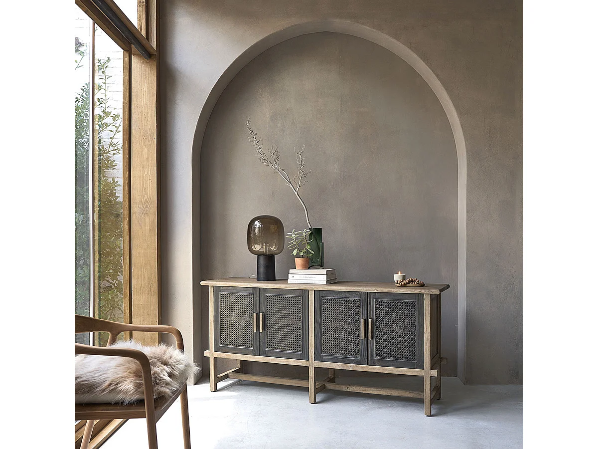 Buffet in pino massello riciclato 173 cm