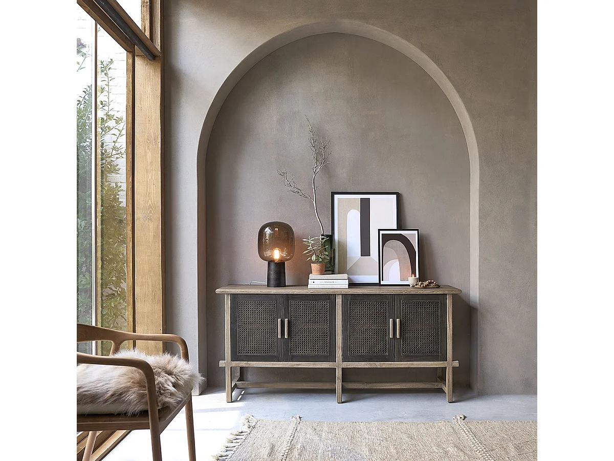 Buffet in pino massello riciclato 173 cm