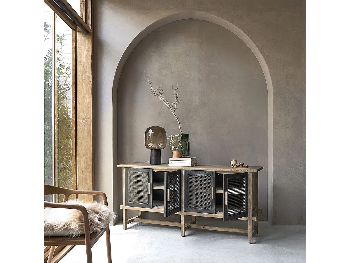 Buffet en bois recyclé massif 173 cm