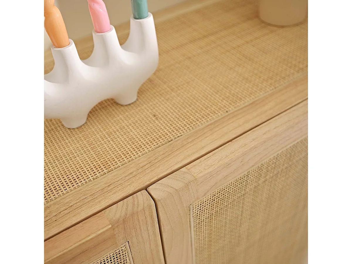 Buffet en bois massif 190 cm