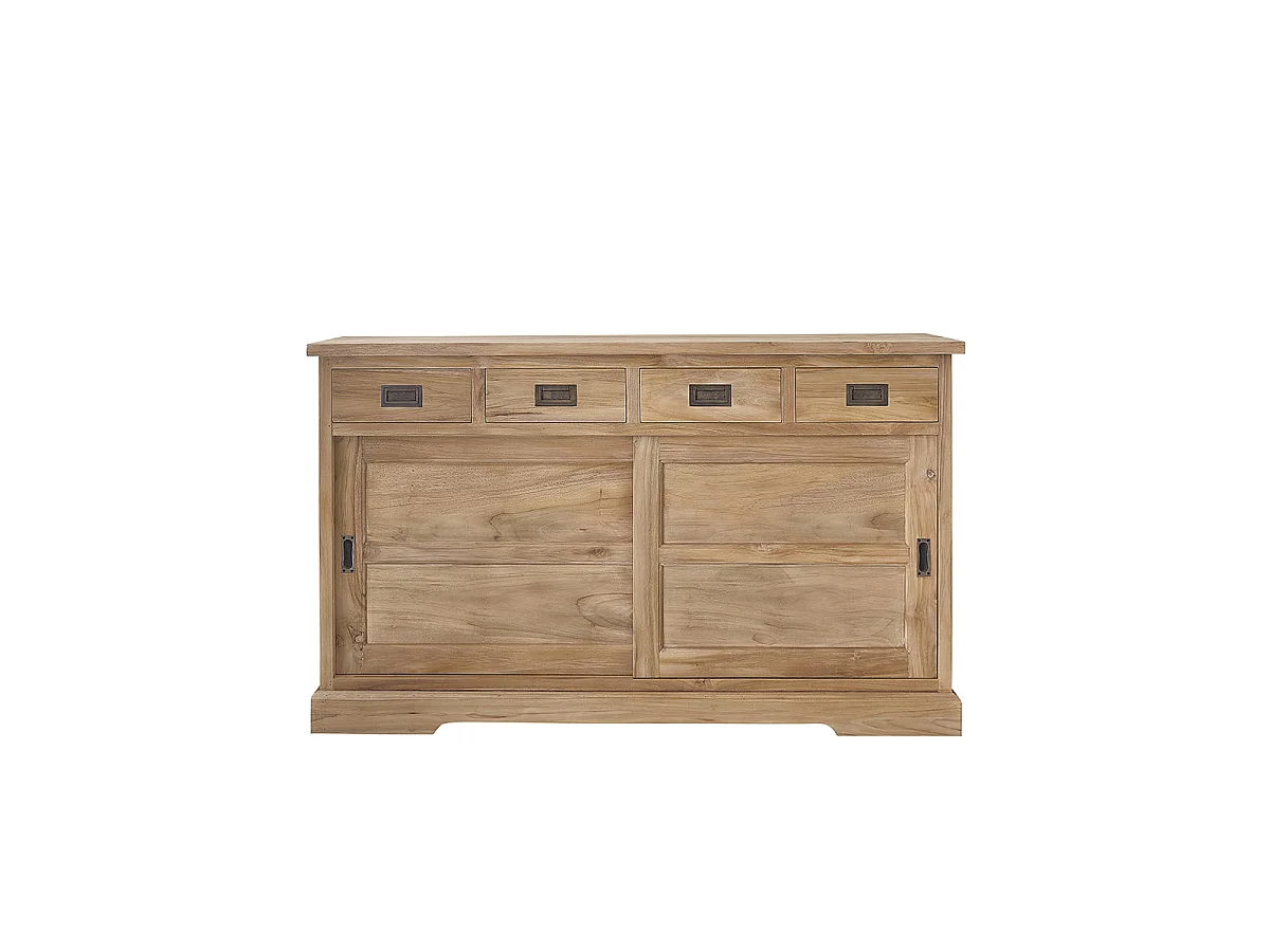 Sedia da giardino pieghevole in teak massello