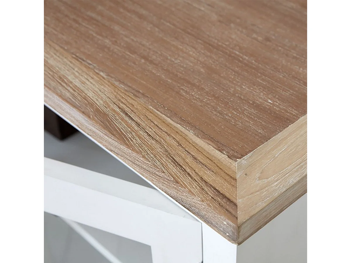 Buffet 4 portes en verre et acajou massif