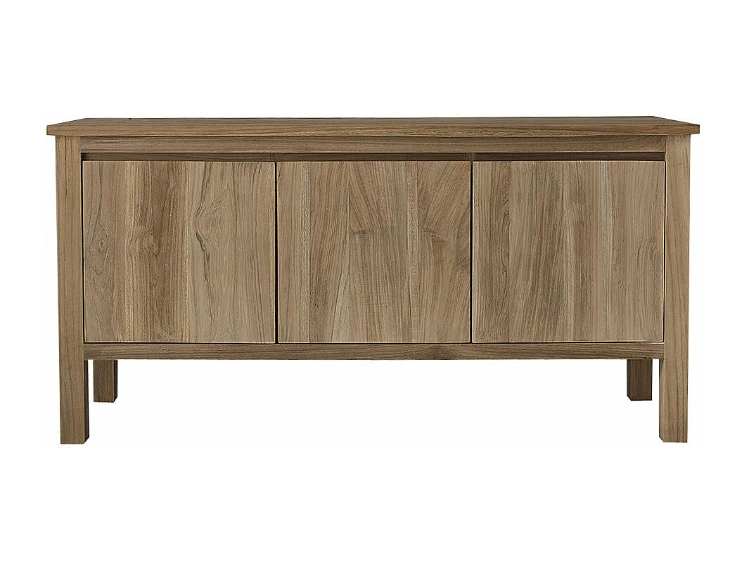 Aparador de madera de teca maciza de 150 cm