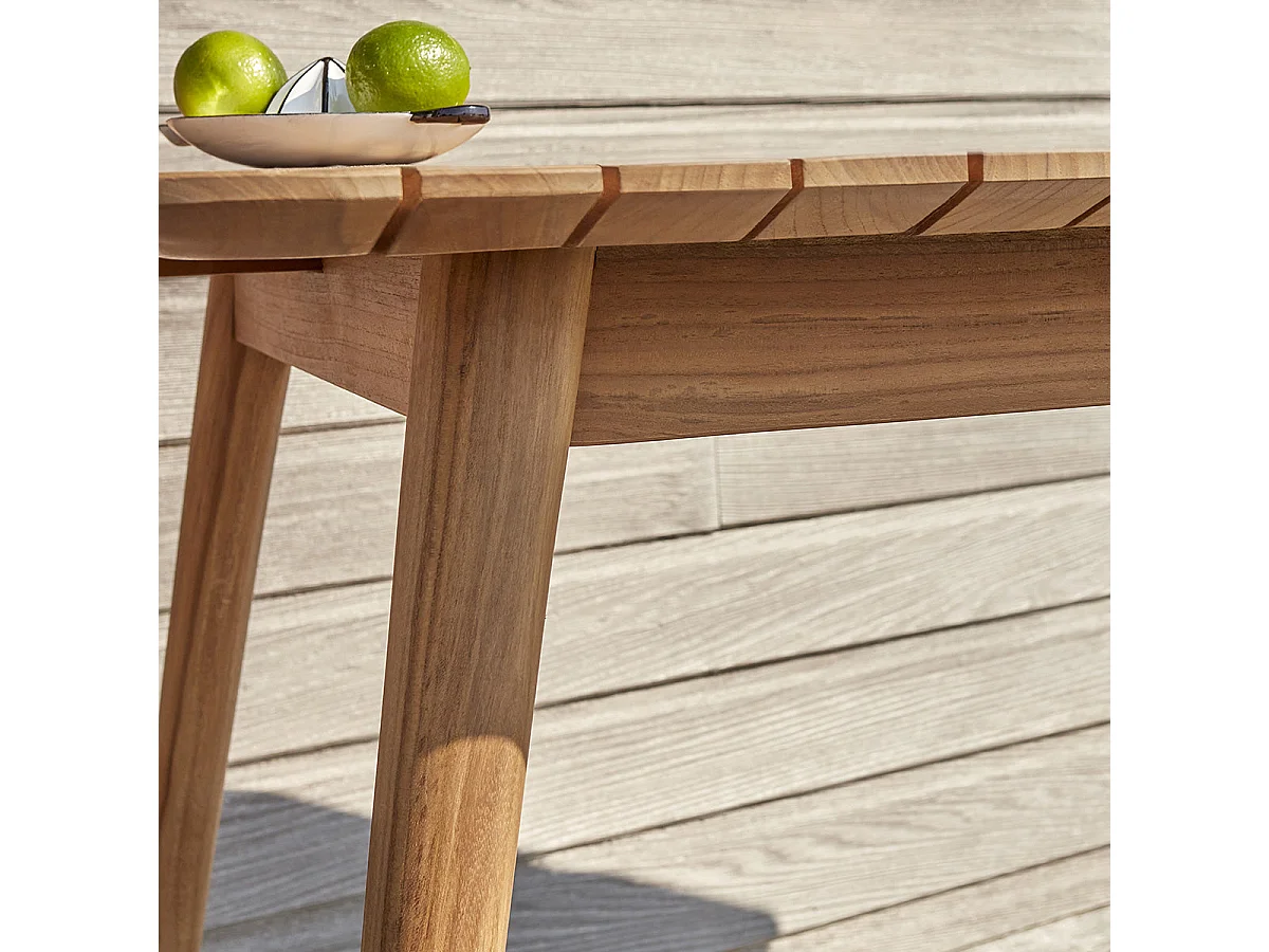 Set di mobili da giardino in teak massello 4/6 posti