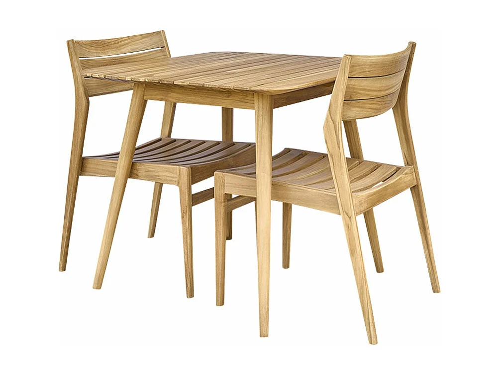 Set di mobili da giardino in teak massello 2/4 posti