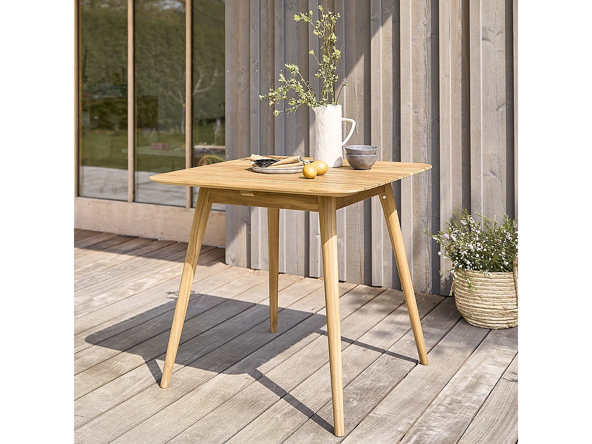 Set di mobili da giardino in teak massello 2/4 posti