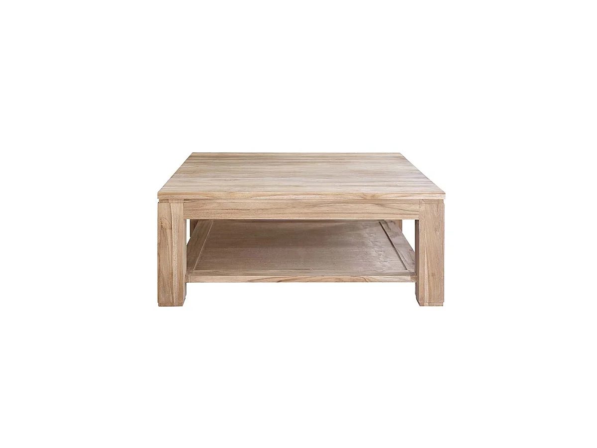 Mesa baja de teca maciza