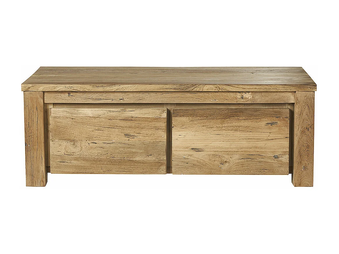 Tavolino in legno massello di teak riciclato