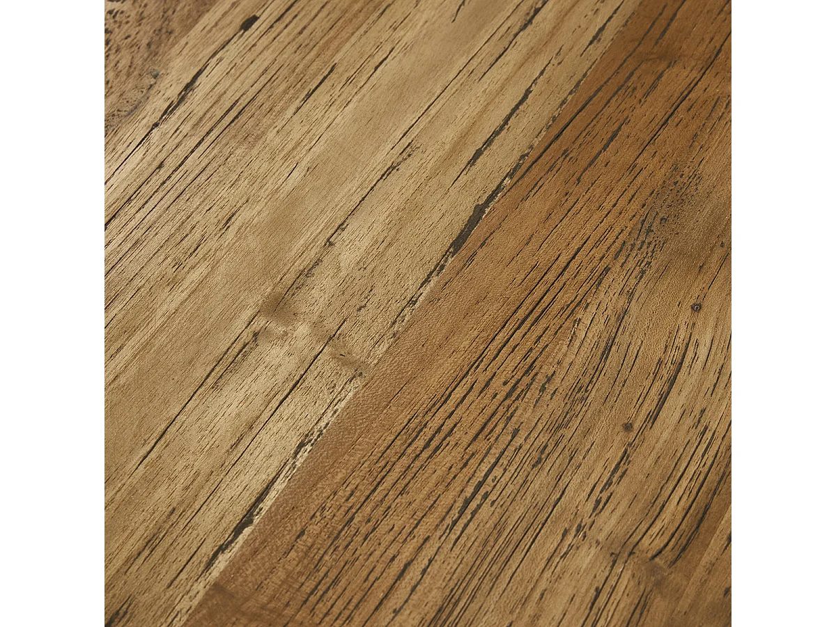 Tavolino in legno massello di teak riciclato