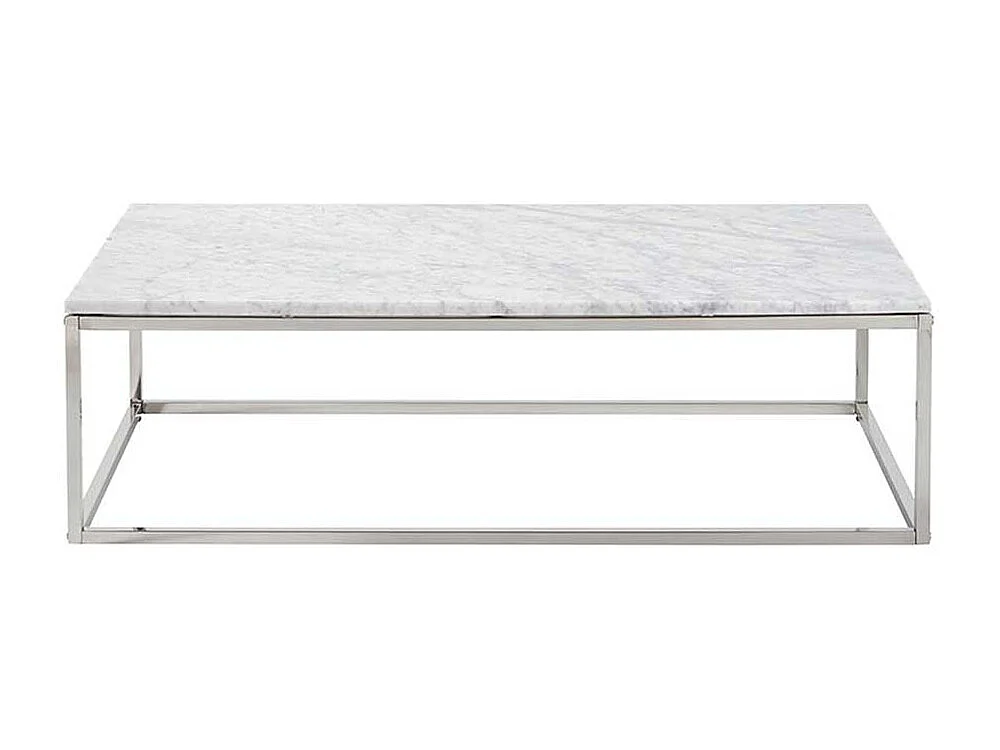 Table basse en marbre et métal