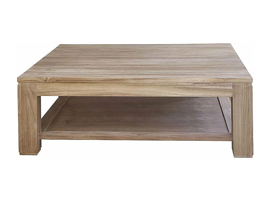 Table basse en bois de teck 120 cm