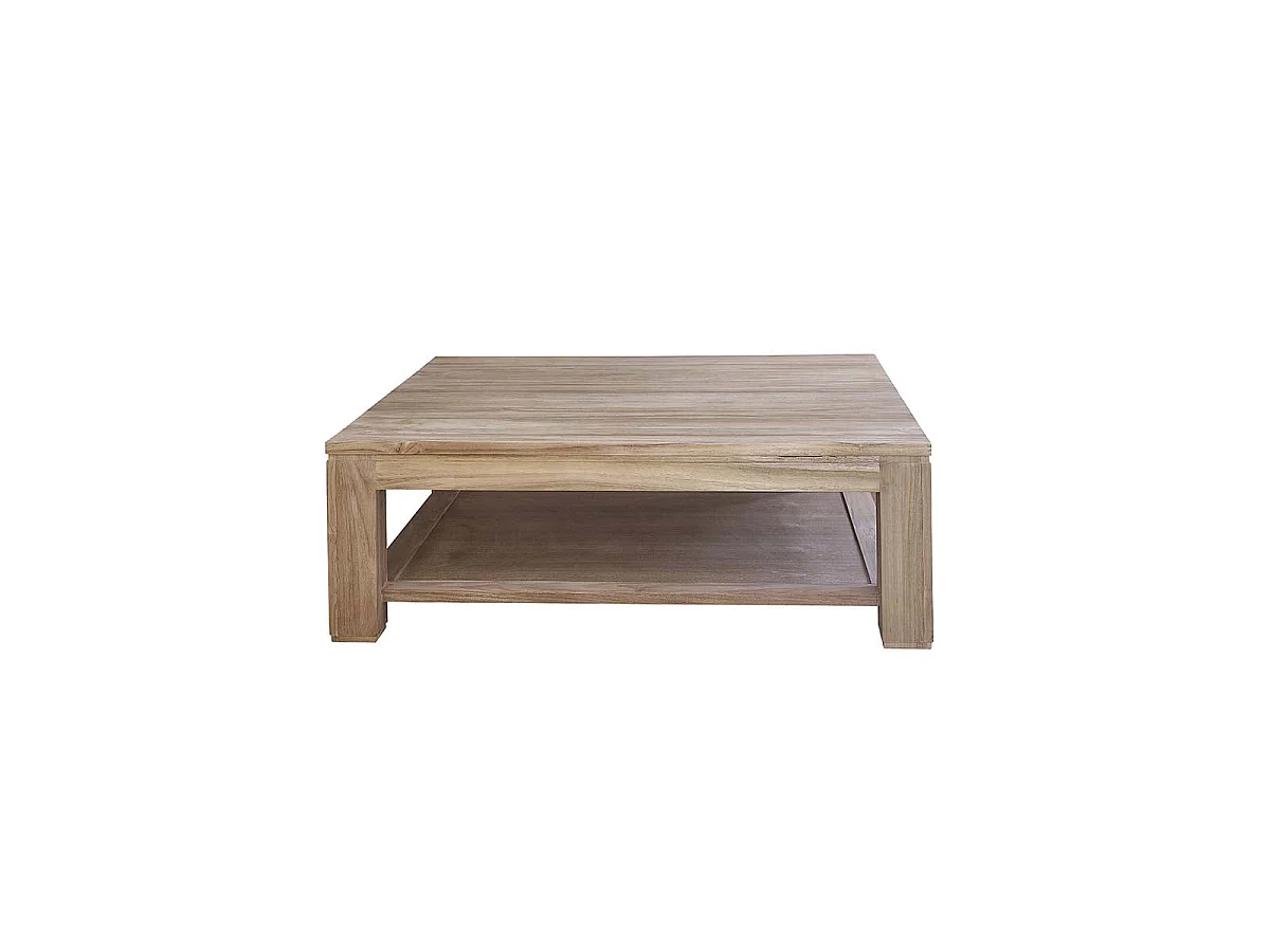 Mesa baja de teca maciza