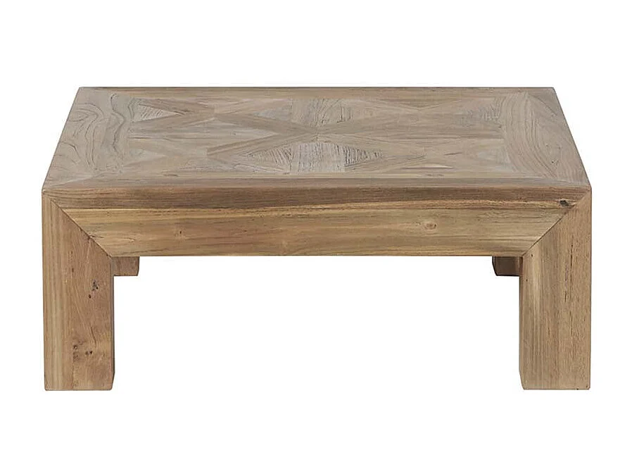 Tavolino in legno di teak riciclato FSC misto