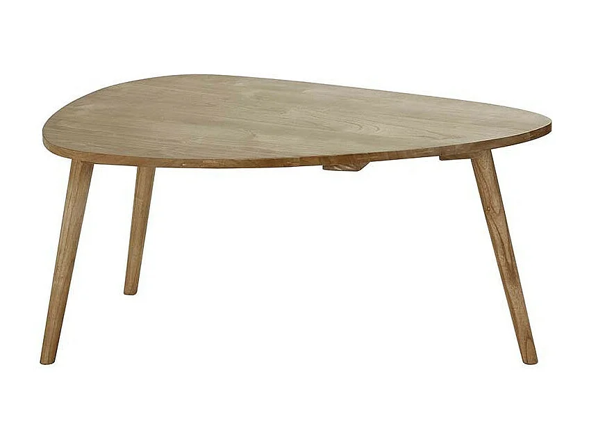Mesa de centro de madera de mindi 100