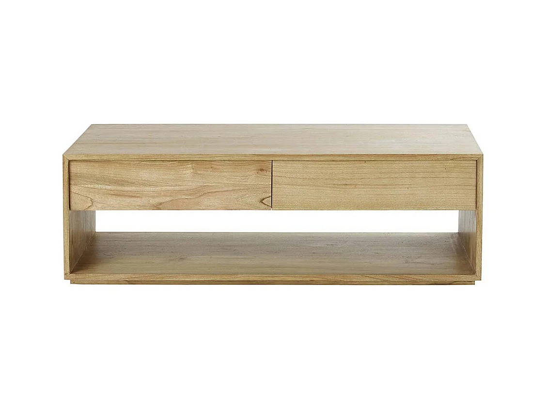 Tavolino in legno massello di mindi