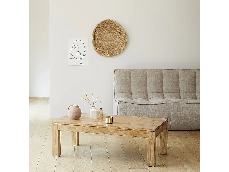 Mesa de centro de madera de mindy