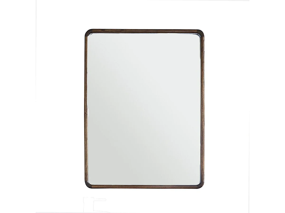 Espejo de mindi macizo rectangular 60x80 cm