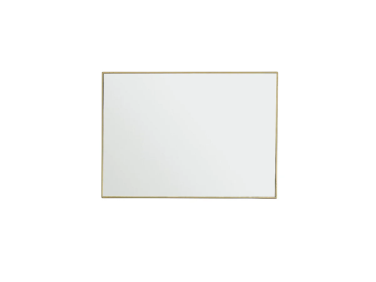 Espejo rectangular de metal